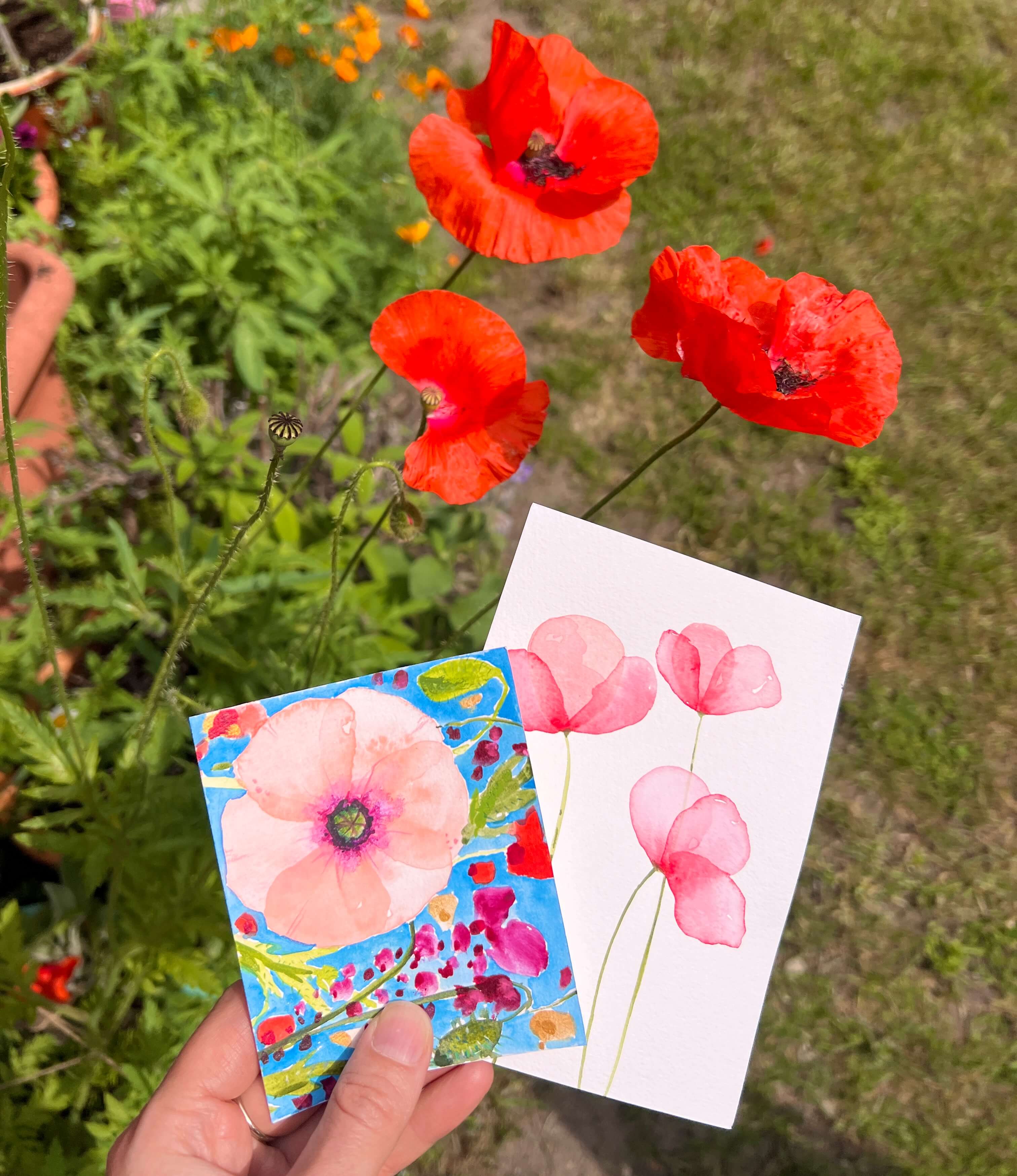 Blumen, Fische und Meer Bild 3